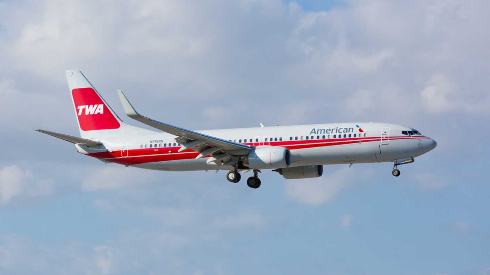 10 Most Astonishing Contractual Loopholes in History 44 MIAMI, USA - February 17, 2017: A 737 American Airlines painted with a retro livery of Trans World Airlines (TWA) landing at the Miami International Airport.