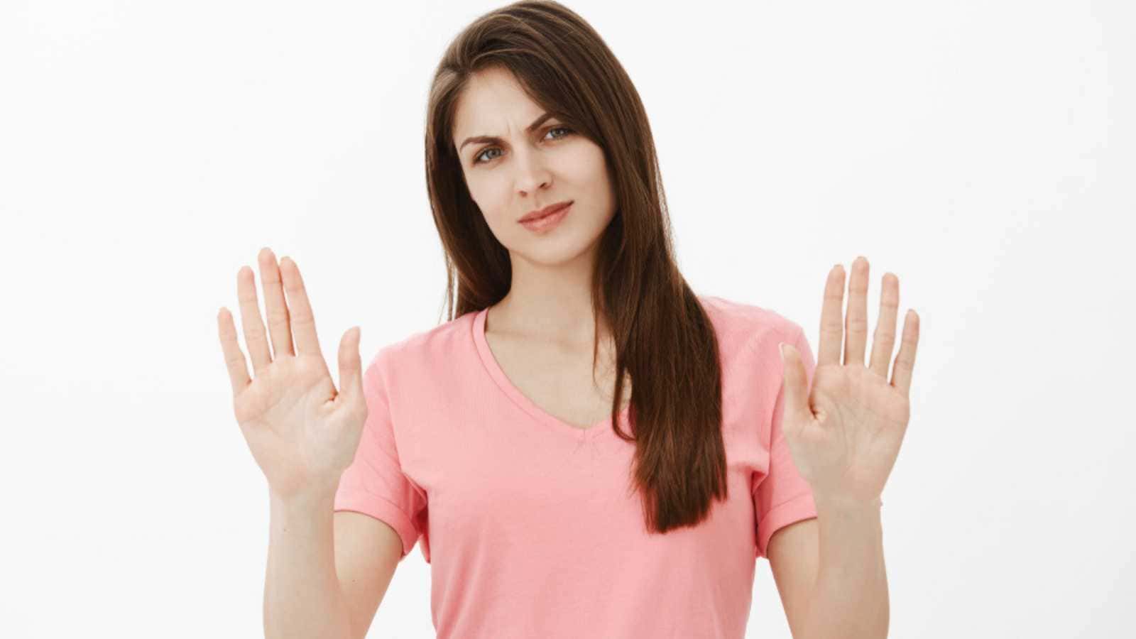 Woman saying its ok