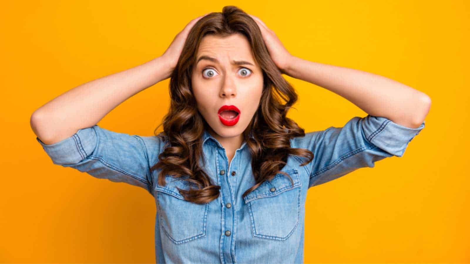 Woman shocked
