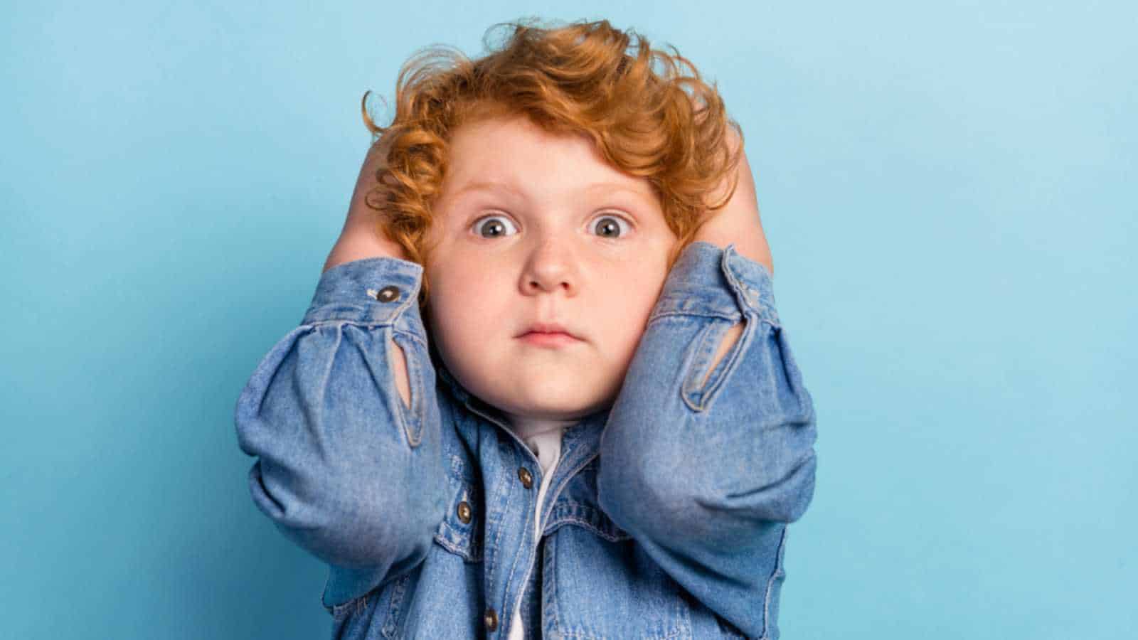 Scared kid