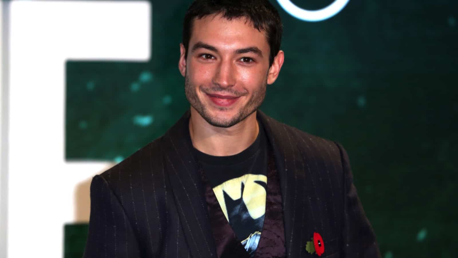 London, United Kingdom - November 4, 2017: Ezra Miller attends the 'Justice League' photocall at The College in London, England.