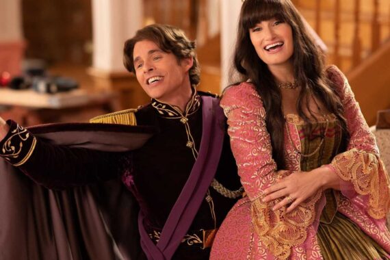 James Marsden and Idina Menzel in Disenchanted (2022)
