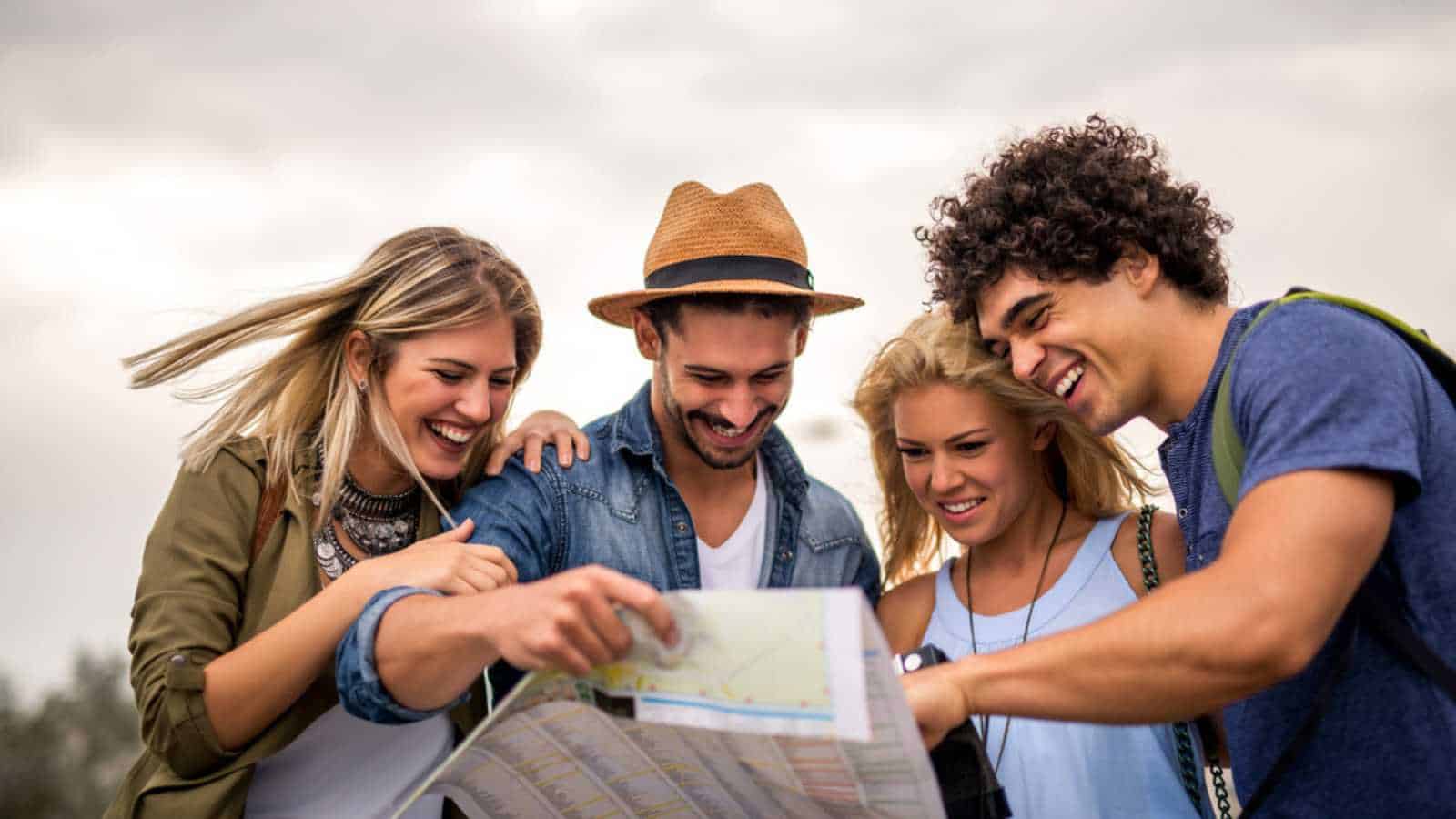 Viajando com amigos
