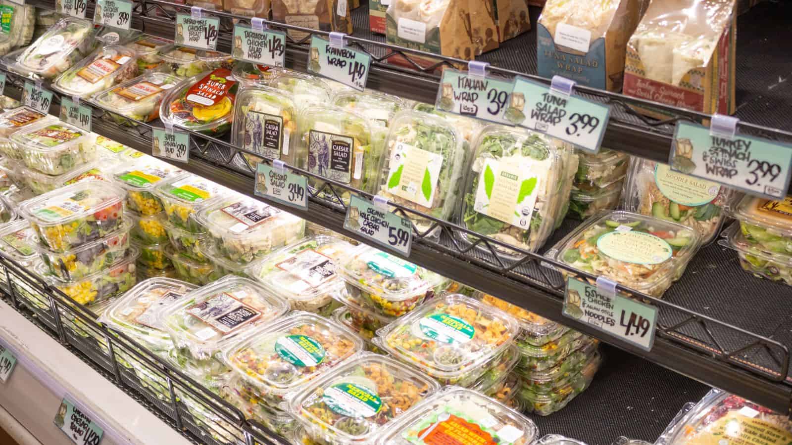 Pre-made salads